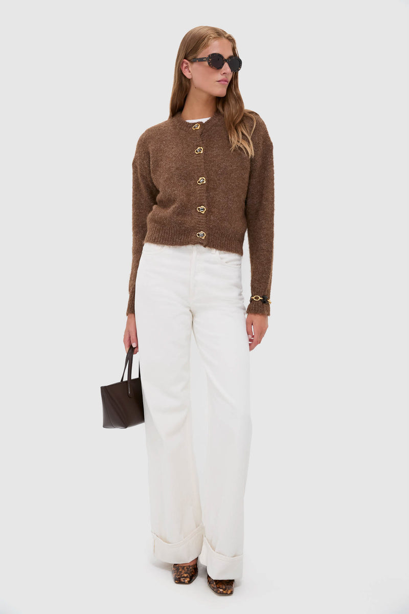 Tortoise and Gold Chain Bracelet