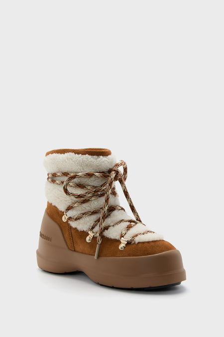 Whiskey Off White Luna Shearling Boots