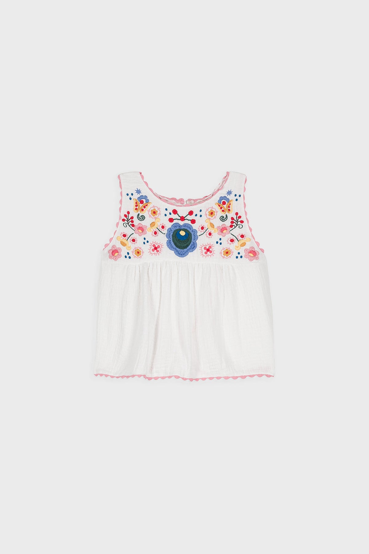 White Solenia Blouse