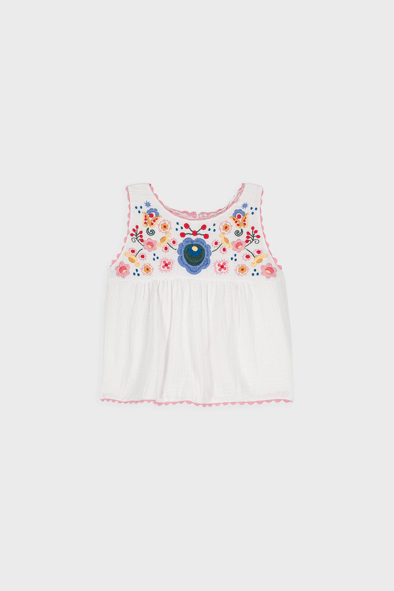 White Solenia Blouse