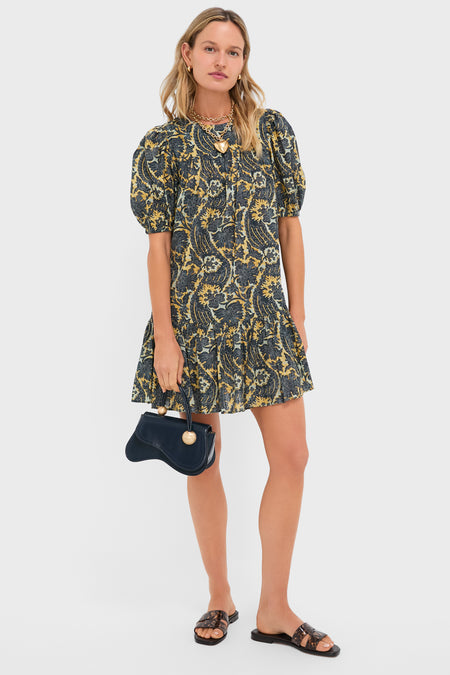 Luna Rosalie Short Sleeve Mini Dress