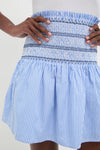 Smocked Seersucker Palerma Skirt