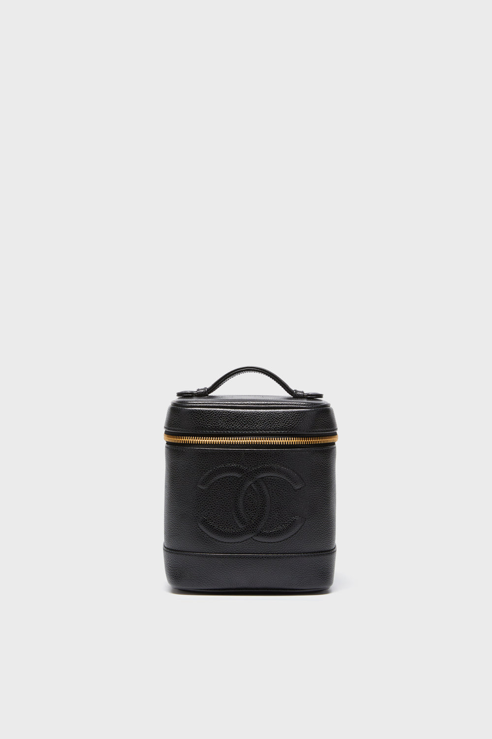 CHANEL Black Caviar Tall Vanity Bag