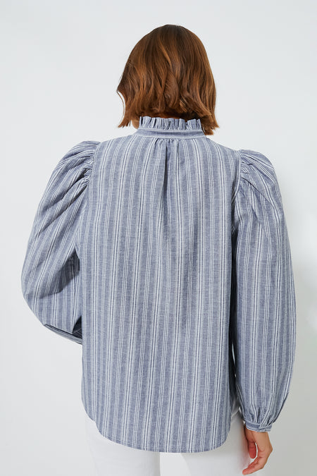 Denim Stripe Cosette Button Down