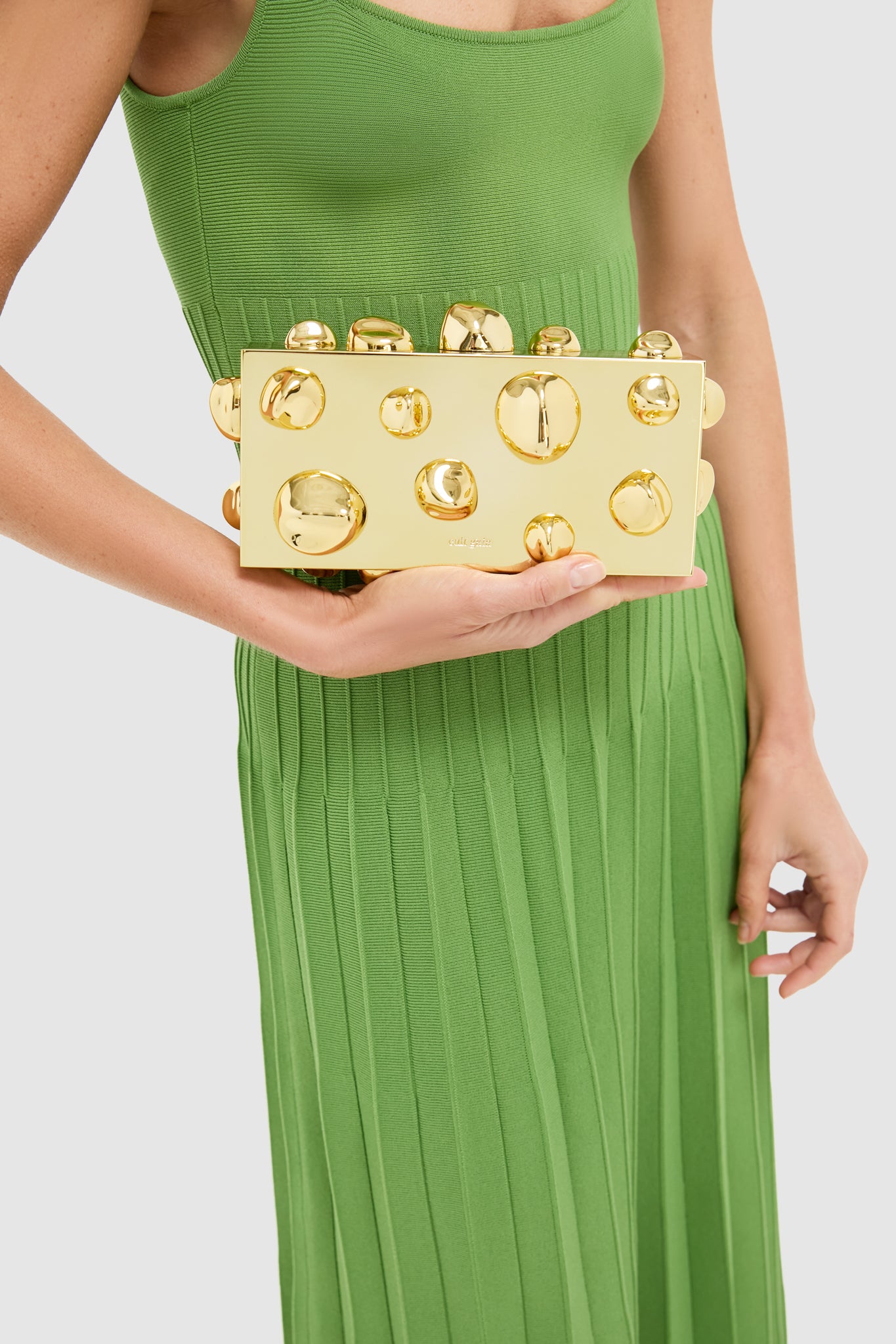 Shiny Gold Orbs Clutch