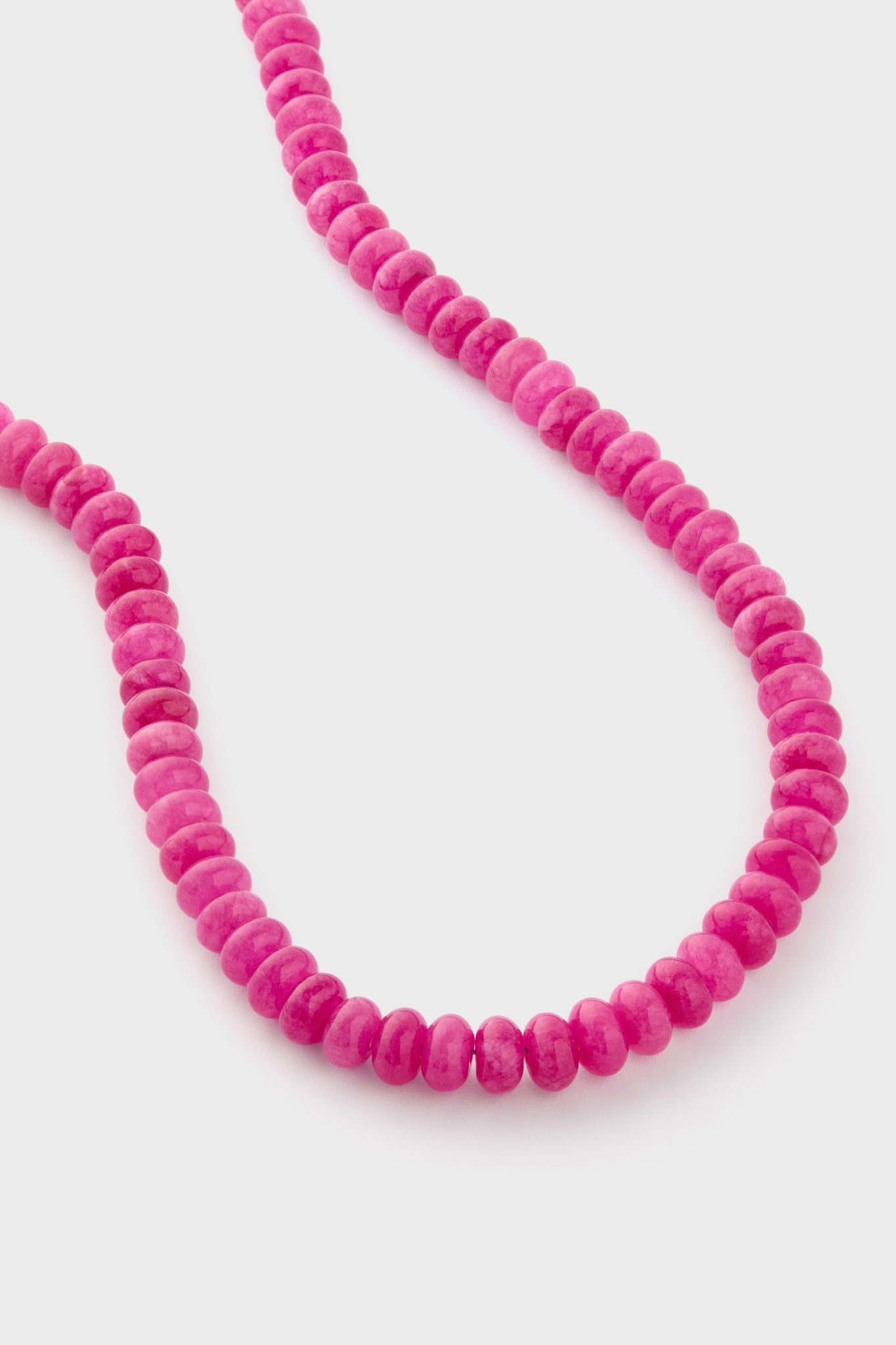 Raspberry Angelite Candy Necklace