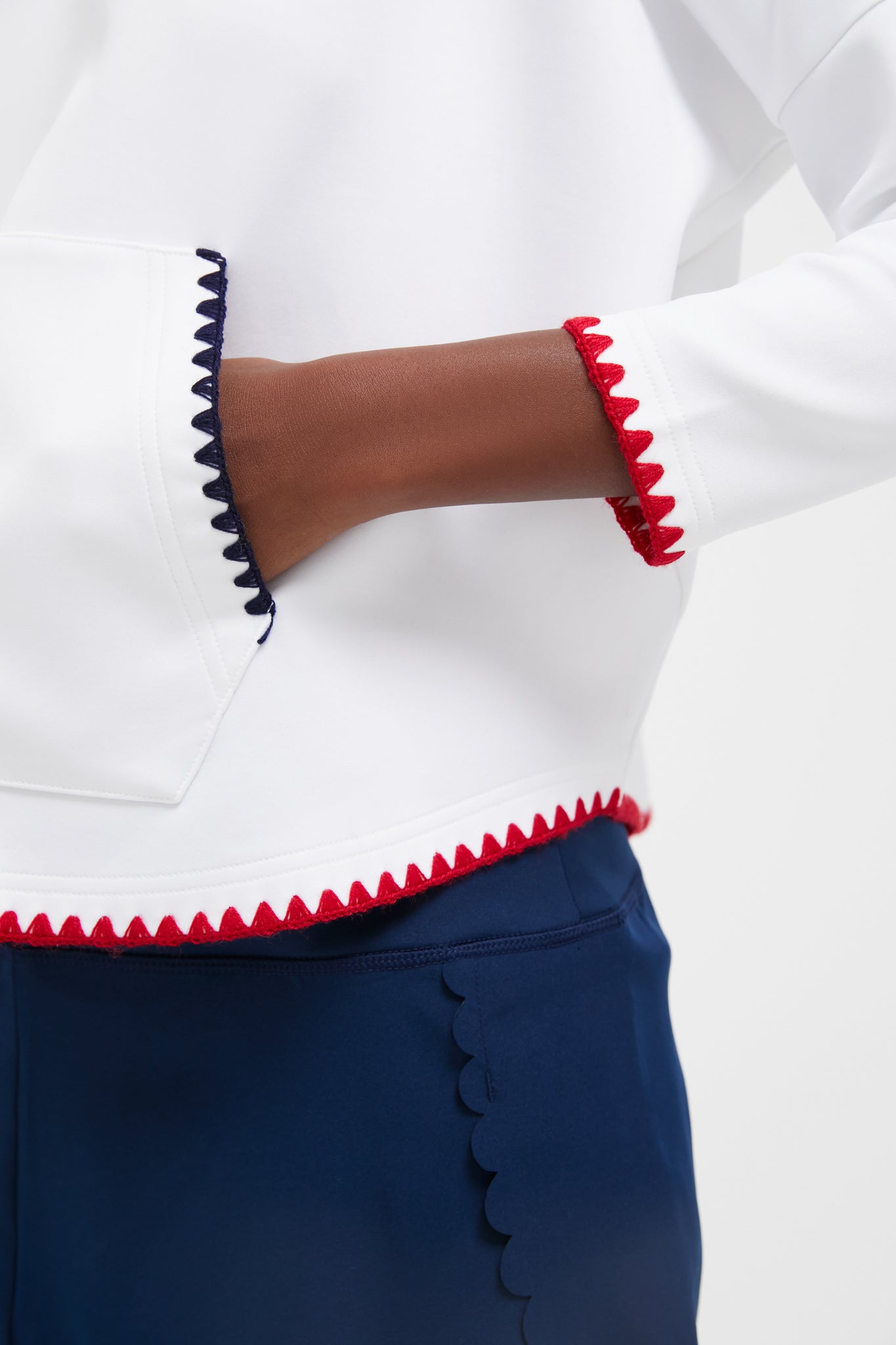 Cropped Americana Eden Sweatshirt