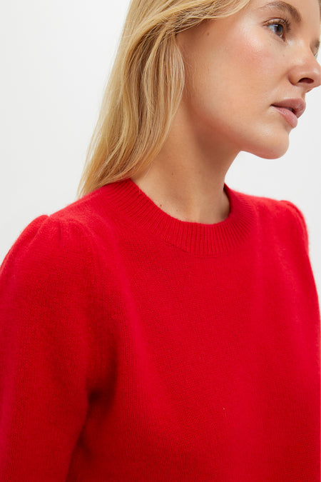 macys red sweater dress The Macie / Medium part flirty Knit Sweater Dress Red Sweater