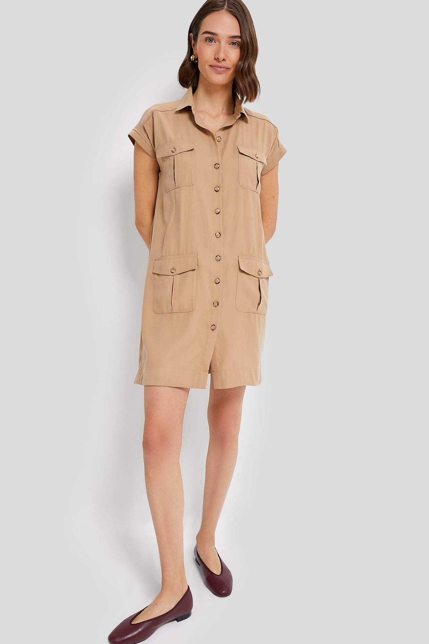 Khaki Hugo Dress | Tuckernuck