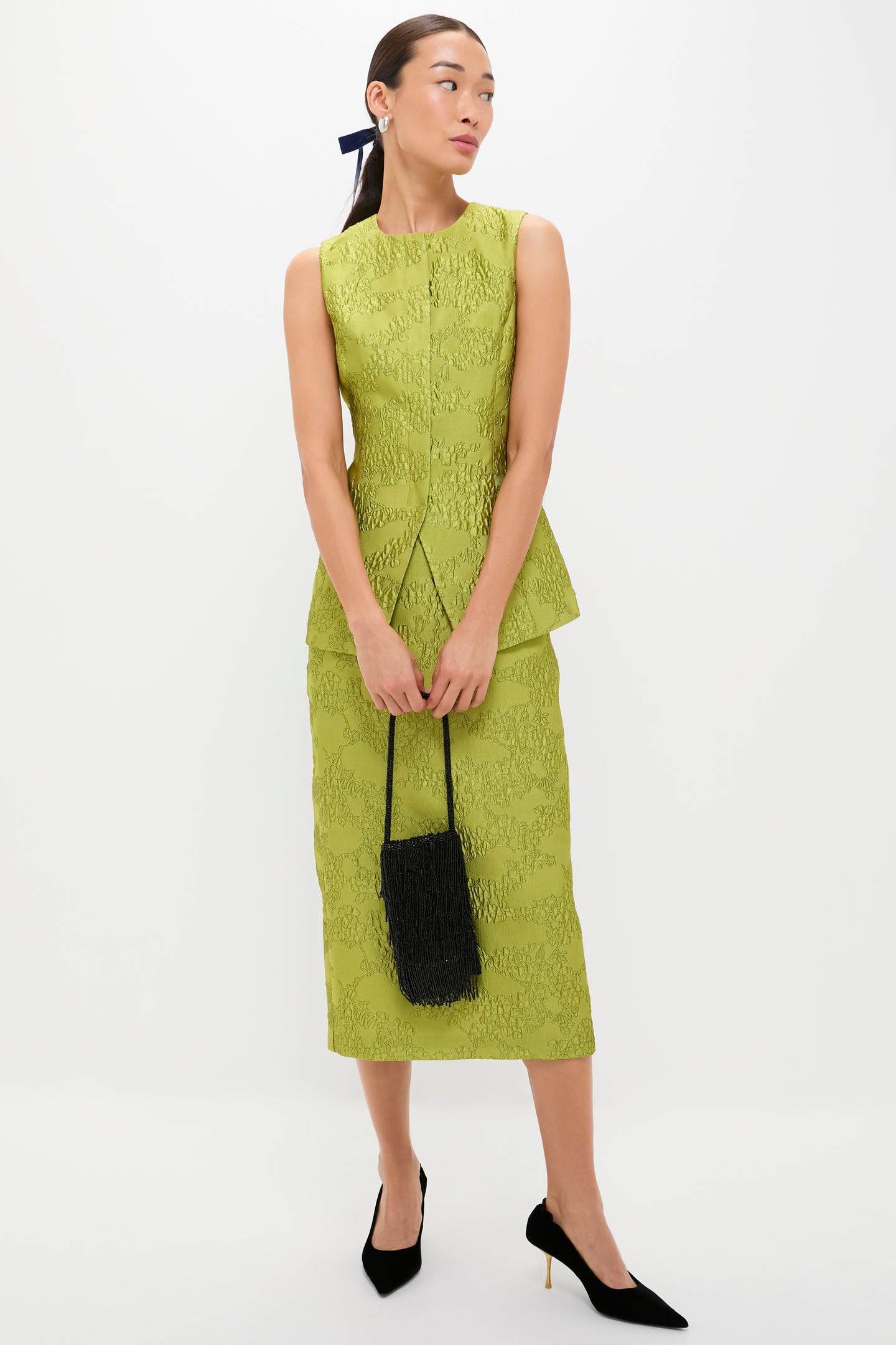 Brocade Metallic Duke Top