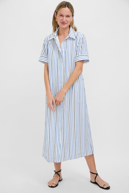 High Tide Jacquard Stripe Arie Dress