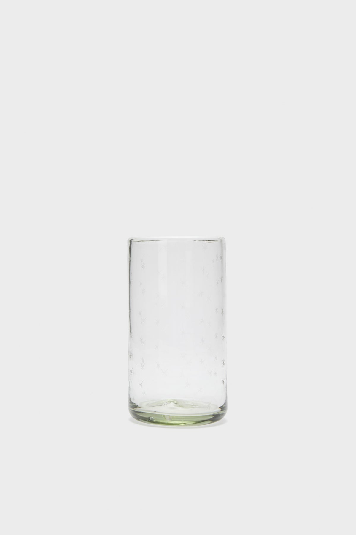 Clear Starry Night Water Glass