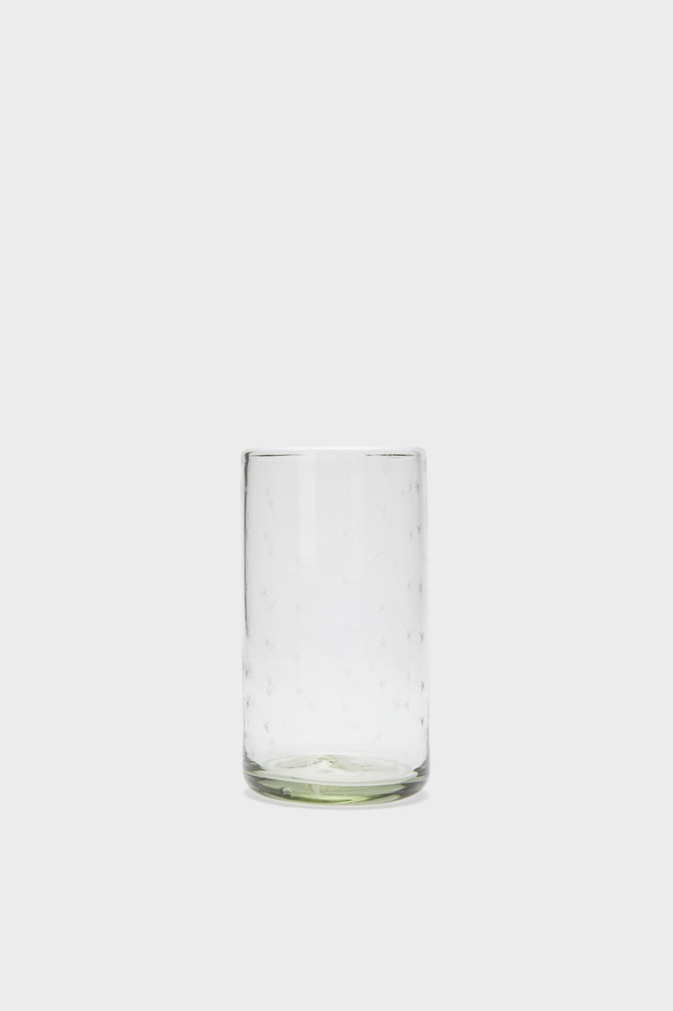 Clear Starry Night Water Glass