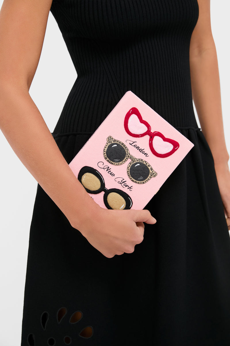 Rose Tex Sunglasses Book Clutch