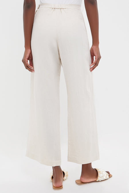 Natural Linen Roma Pant