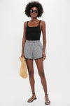Black Gingham Ric Rac Ava Short