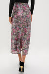 Floral Sequin McKey Midi Skirt