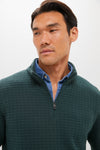 Nordic Pine Quad Quilted Quarter Zip