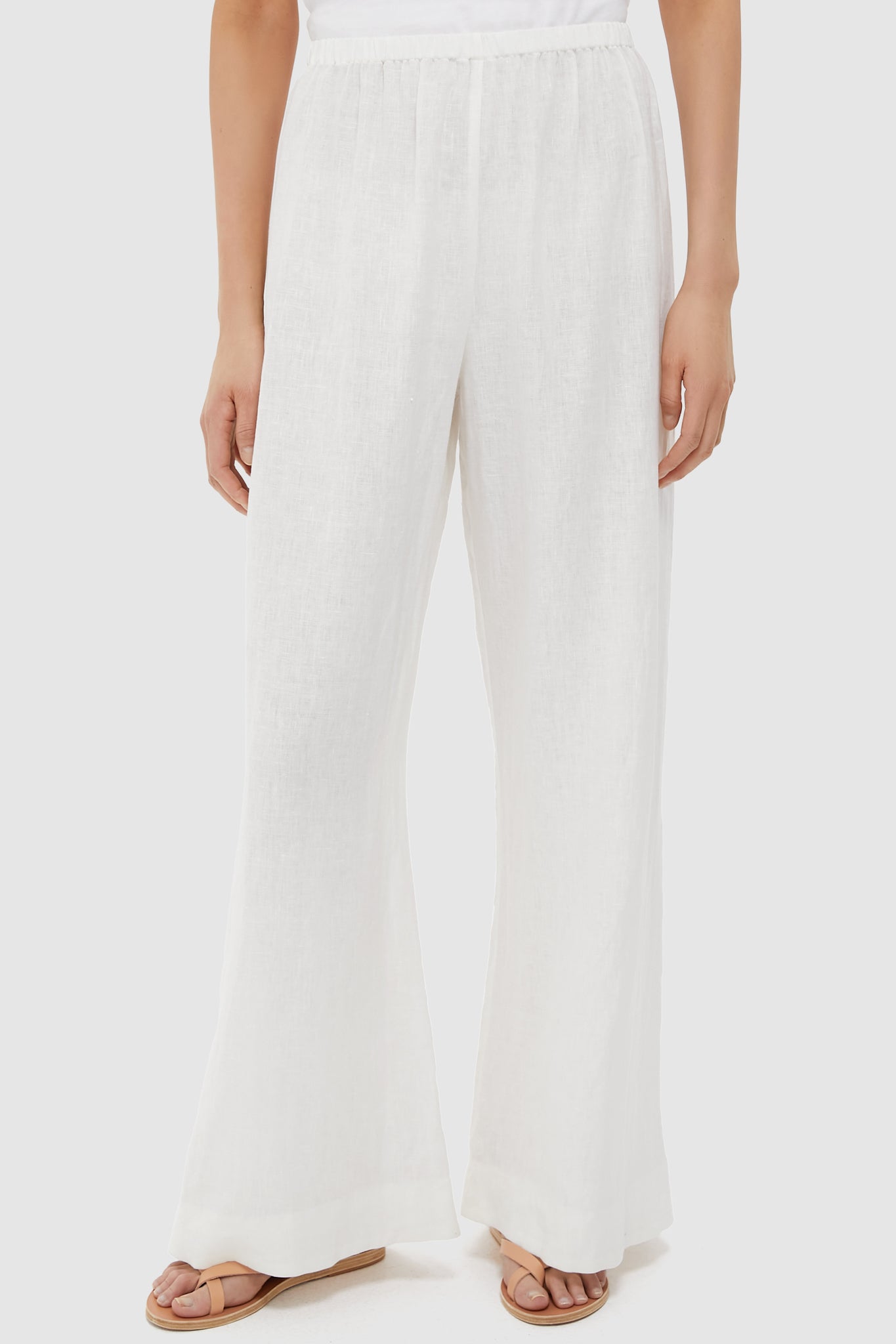 Ivory Linen Anya Pants | Tuckernuck