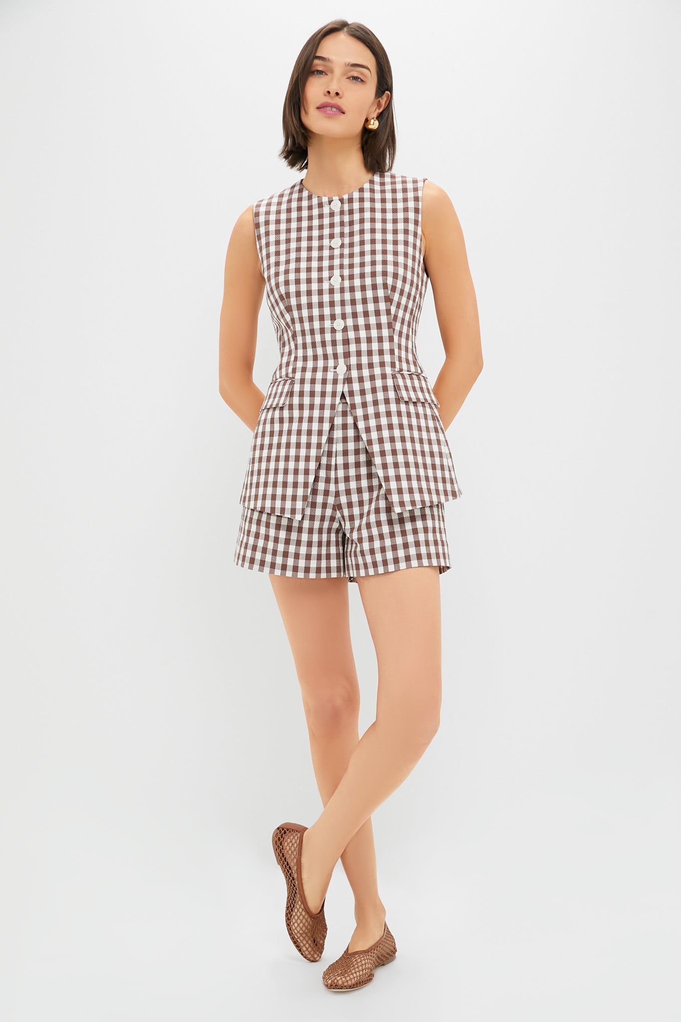 Light Chicory and Dove Lois Vest