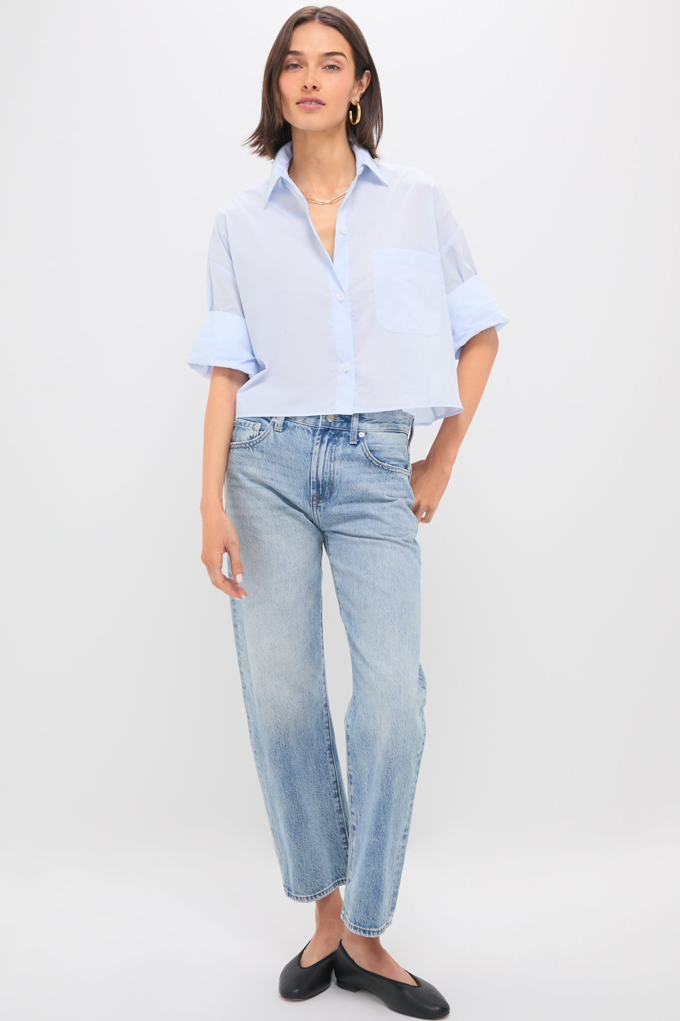 Baby Blue Next Ex Shirt | TWP