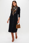 Navy Callum Sweater Dress