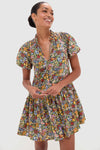 Cottage Garden Edith Short Sleeve Mini Dress