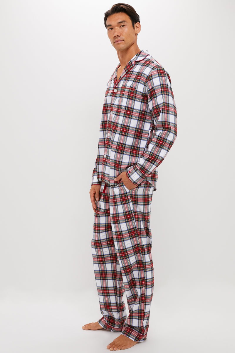 Mens Balmoral Tartan Pajama Set