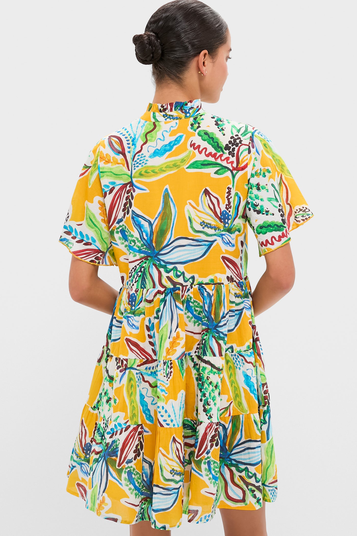 Orange Olinda Vibeka Short Dress