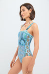 Blues Patchwork Onda Zoe One Piece