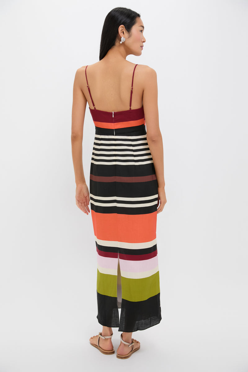 Agave Black and White Paloma Dress