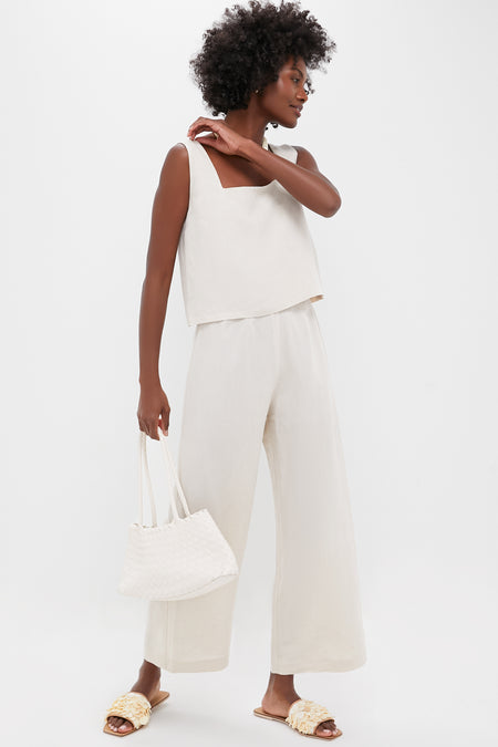 Natural Linen Roma Pant