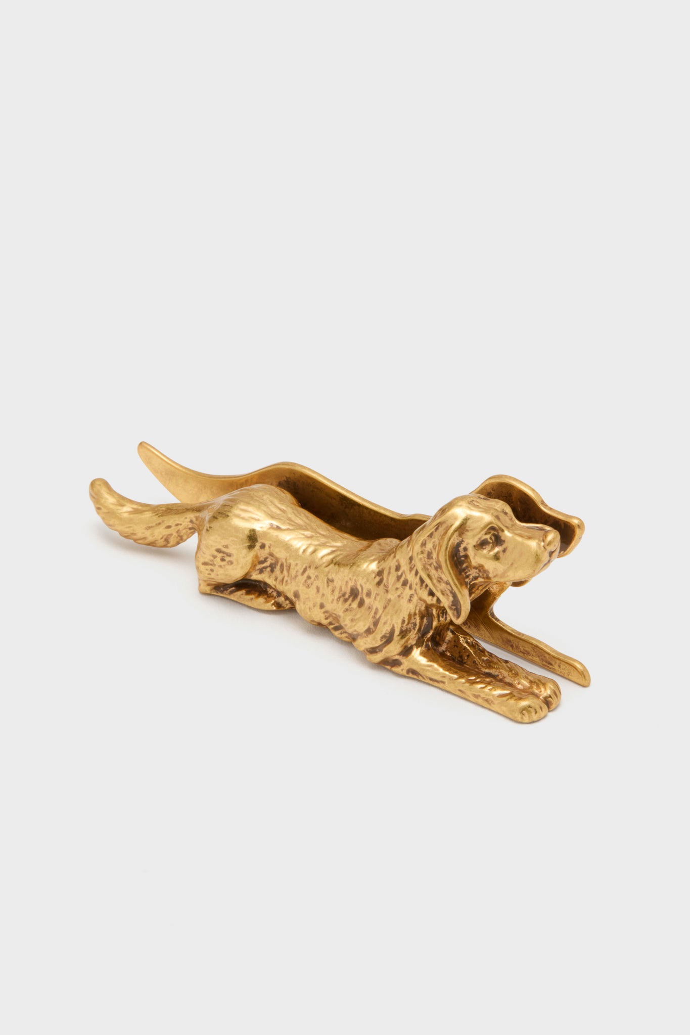 Gold Dog Place Card Holders Set of 4