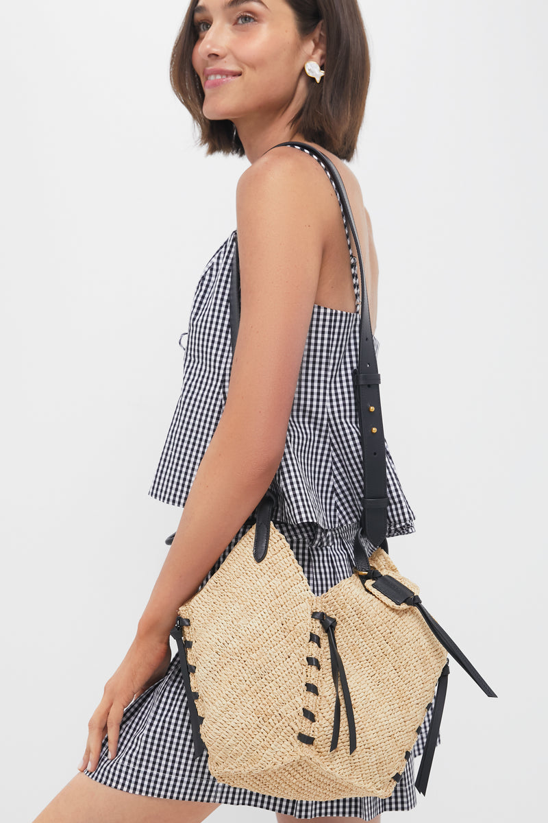 Natural and Black Tampa Mini Bag