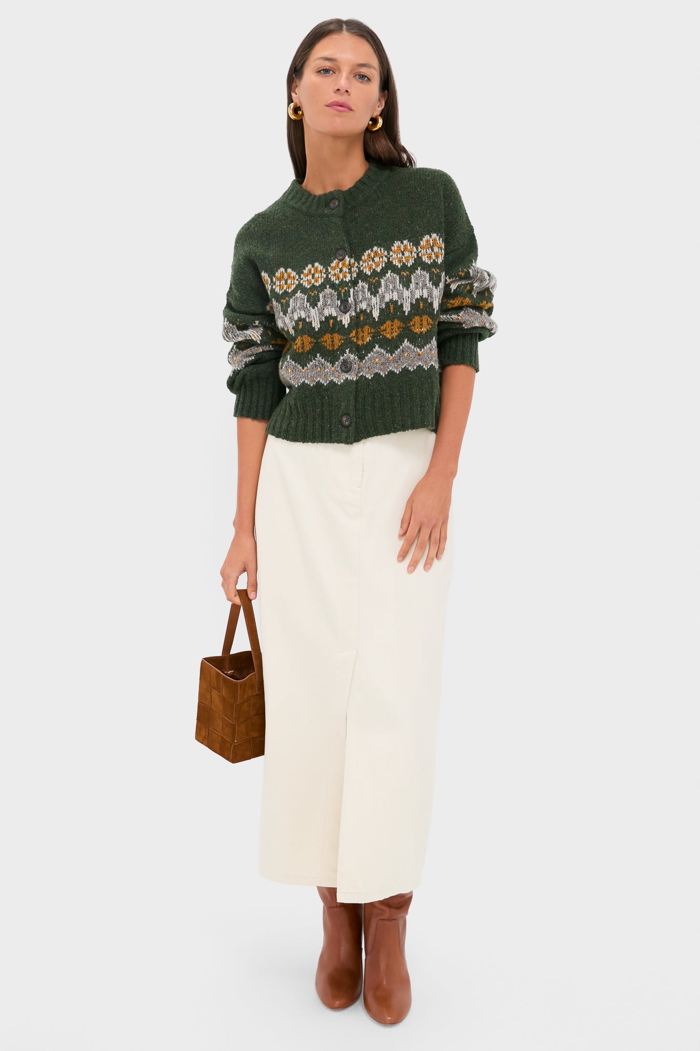 Dark Forest Fairisle Cammie Sweater