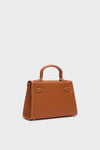 Tan Hariette Handle Bag