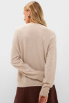 Sandstone Cashmere Emma V-Neck Boyfriend Sweater