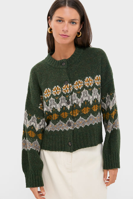 Dark Forest Fairisle Cammie Sweater