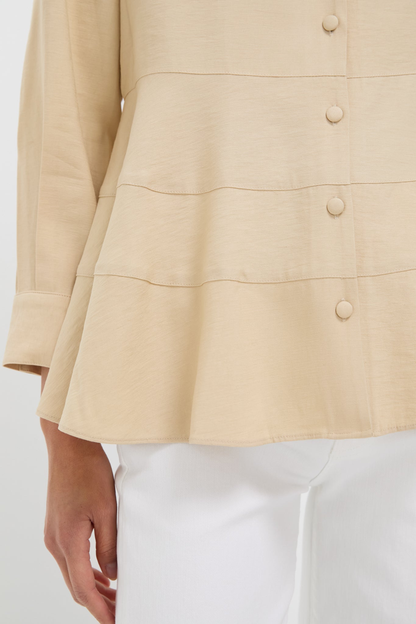 Tan Ashlen Blouse