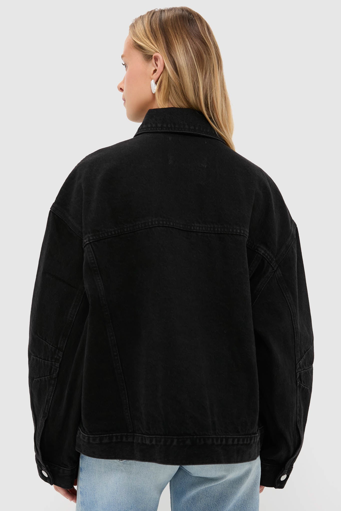 Vintage Black Sia Denim Jacket