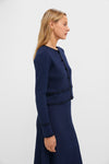 Navy Knit Lily Cardigan