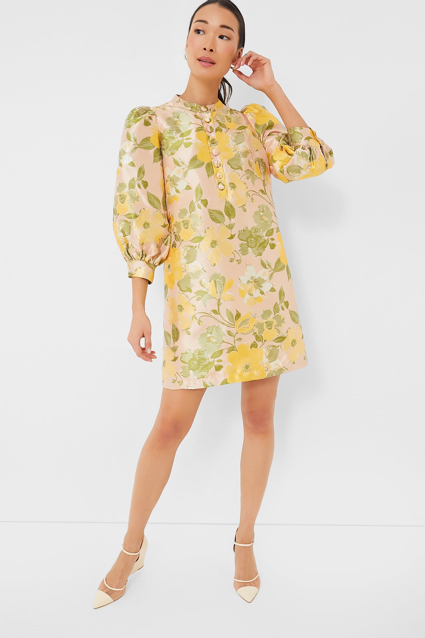 Daylily Jacquard Samantha Dress