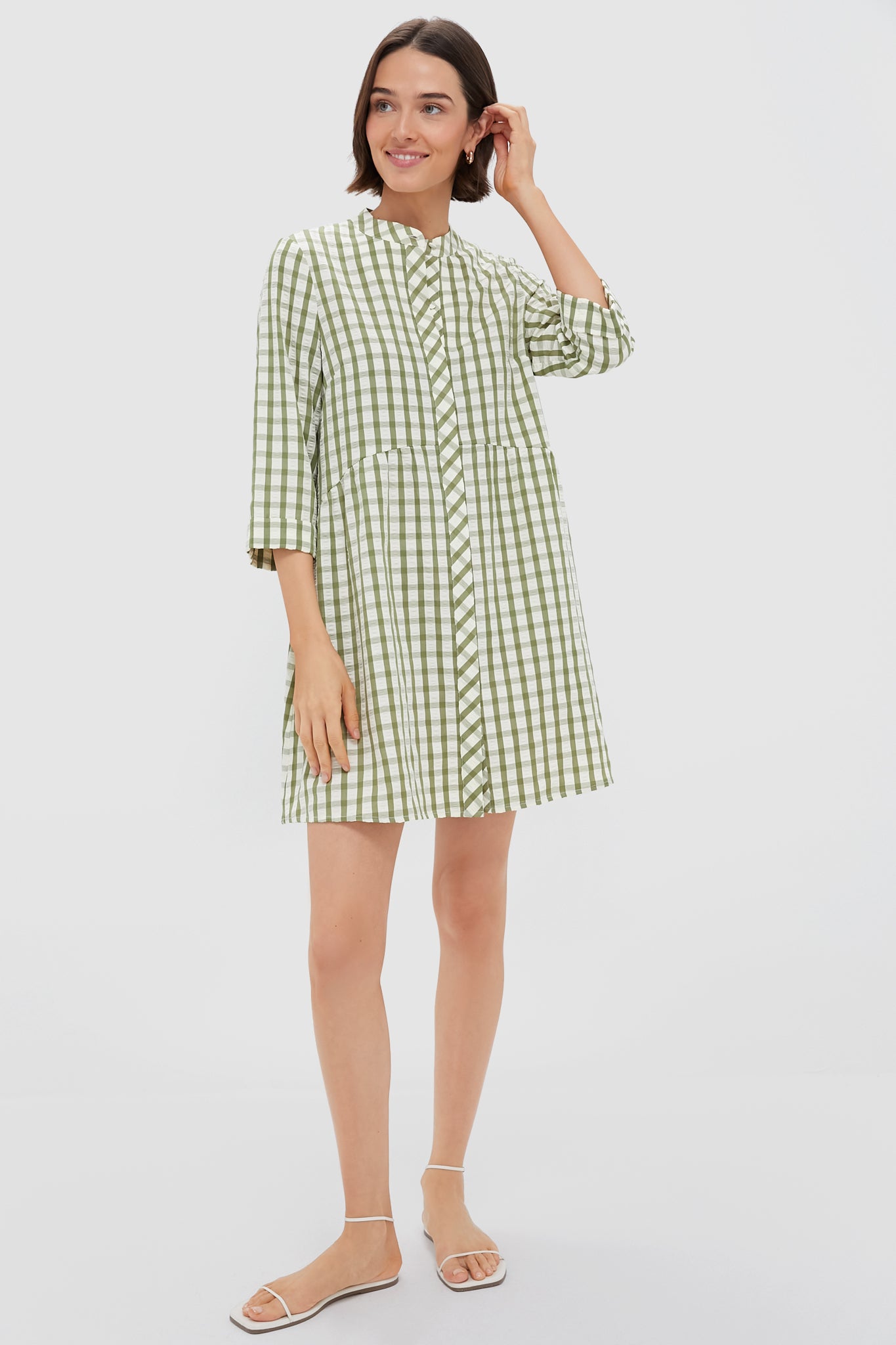 porridge gingham midi shirt dress Anthropologie | Dresses | Porridge Gingham Midi Shirt Dress Size Small