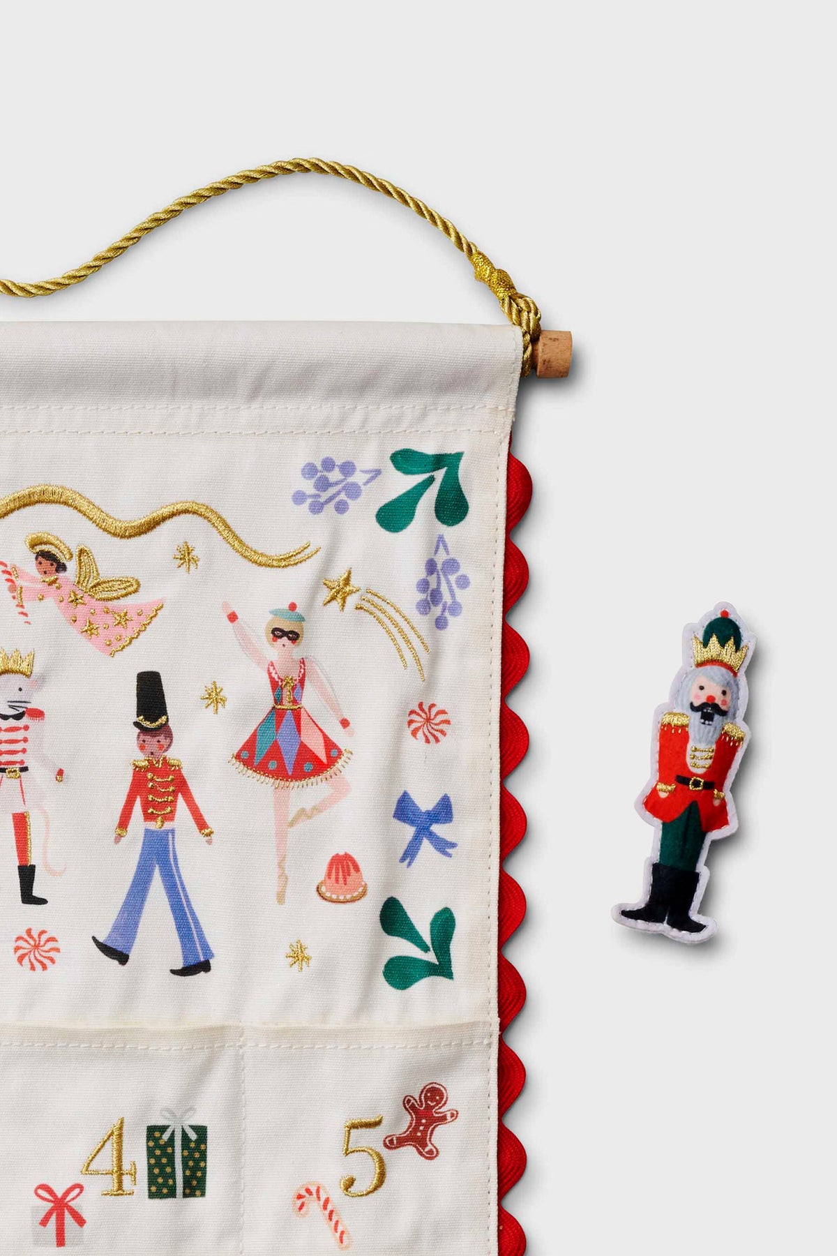 Embroidered Hanging Advent Calendar | Rifle Paper Co.