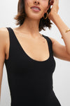 Black Rio Scoop Neck Tank
