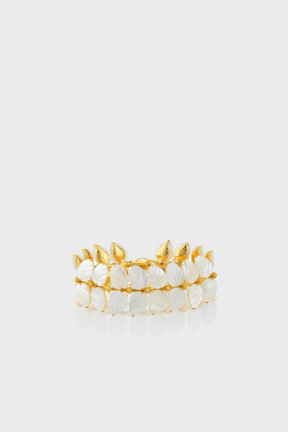 Mermaid Garden Vine Bracelet, 7" - MOP