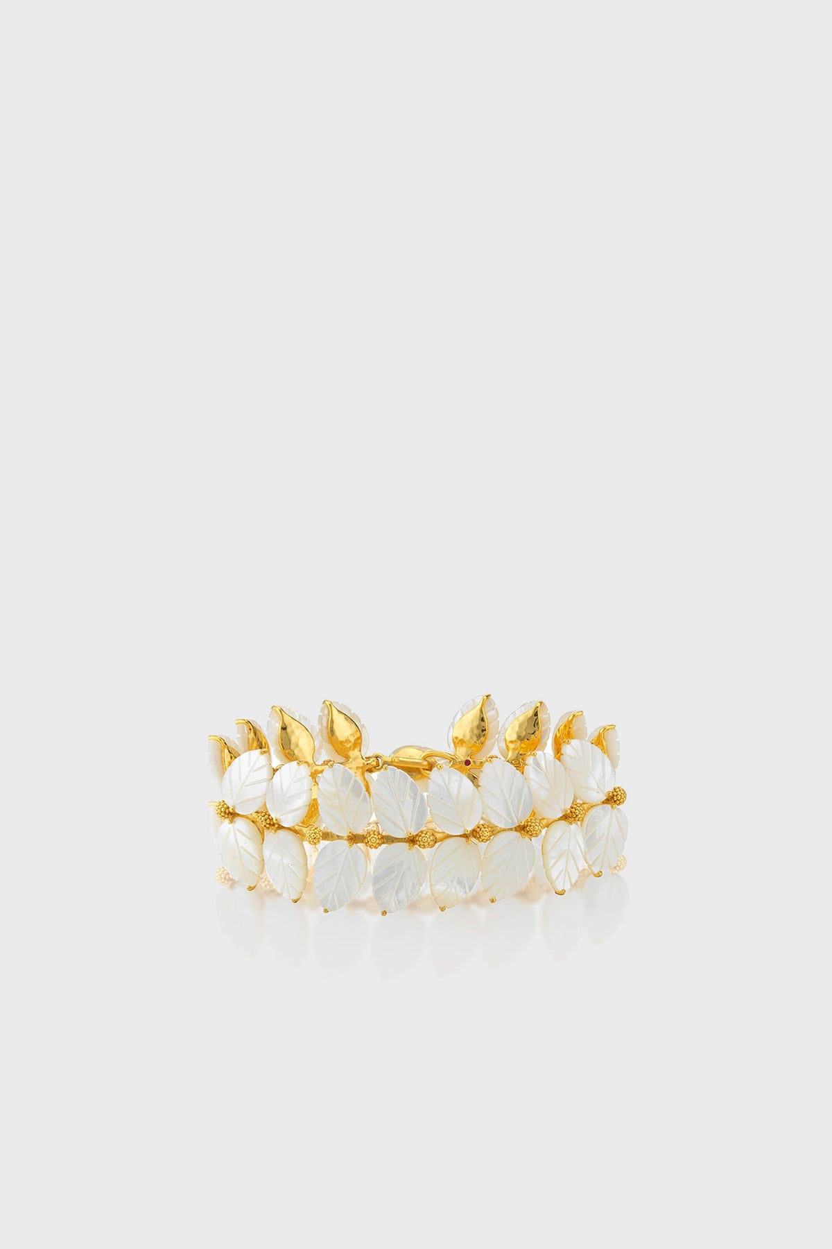 Mermaid Garden Vine Bracelet, 7" - MOP