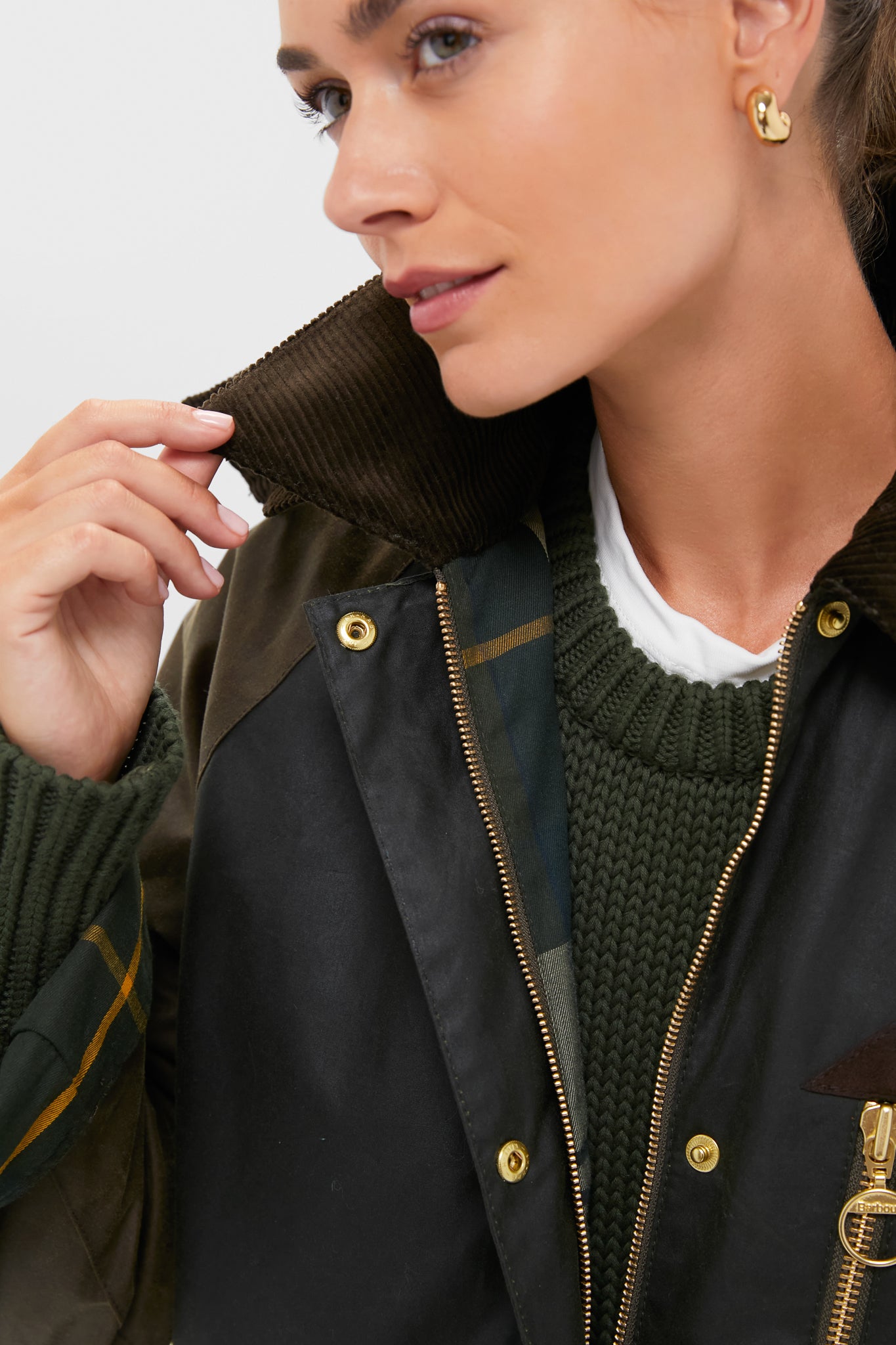 Fern and Beech Evette Wax Jacket | Barbour