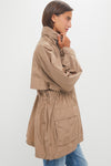 Marron Glace Arley Raincoat