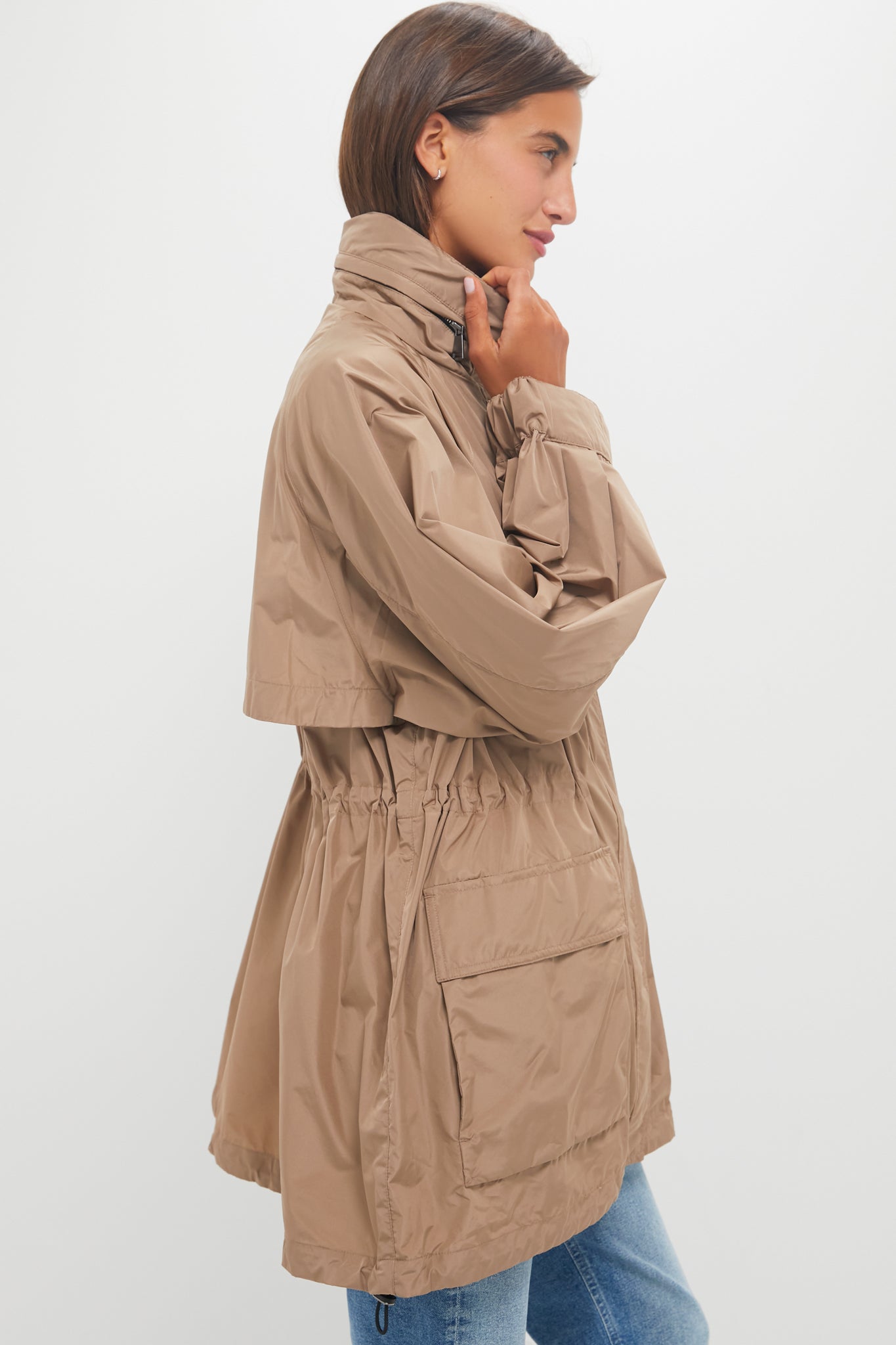 Marron Glace Arley Raincoat